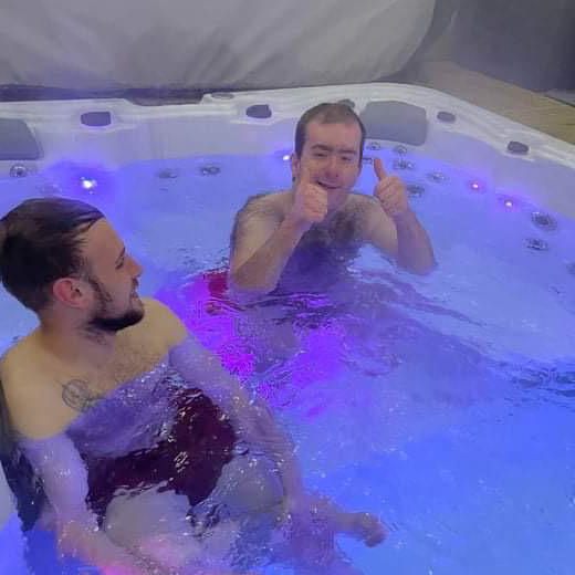 Oakdown House Residents Celebrate the Benefits of their New Spa Pool